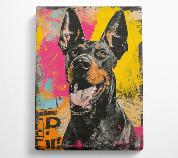 Graffiti Doberman