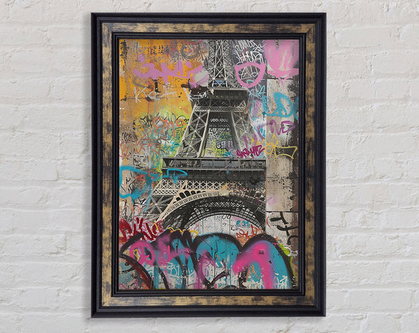 Graffiti Eiffel Tower