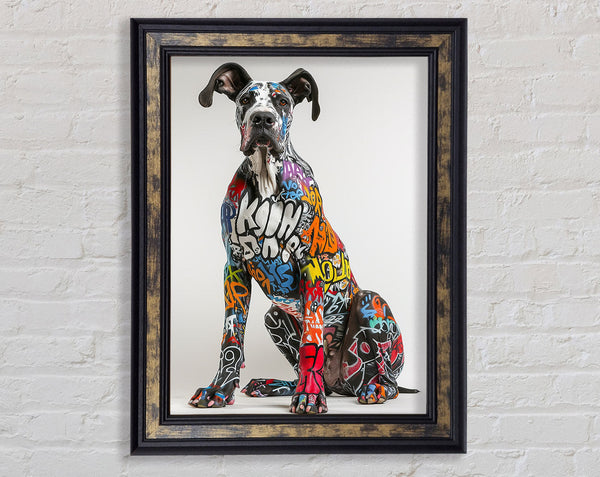 Graffiti Great Dane