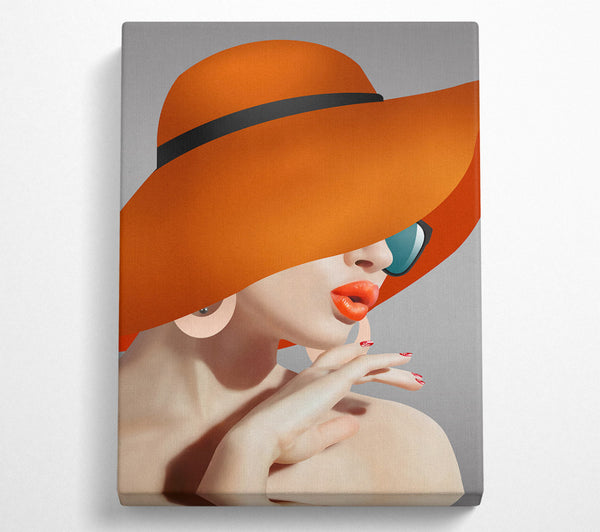 Lady In Orange Hat