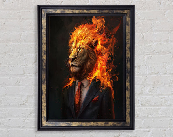 Lion Fire Hair