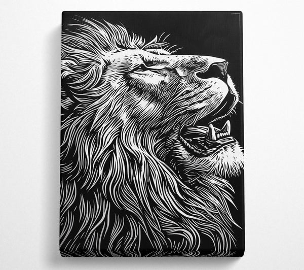 Lithograph Lion Art