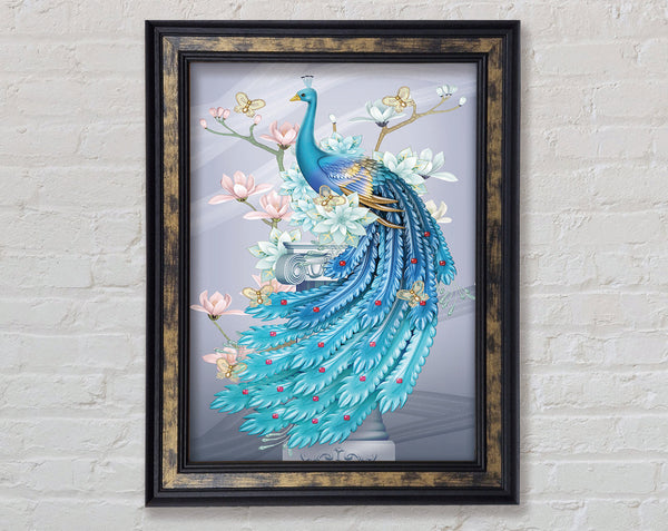 Majestic Blue Peacock