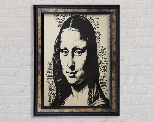 Mona Lisa Graffiti Writing