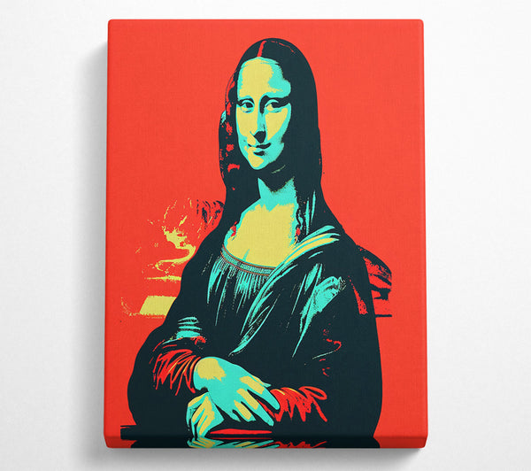 Mona Lisa On Red