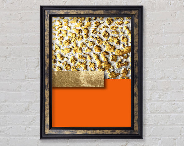 Orange And Gold Squares