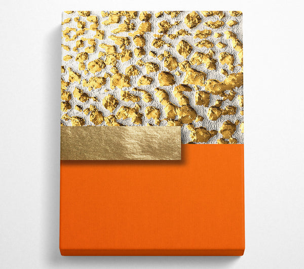 Orange And Gold Squares