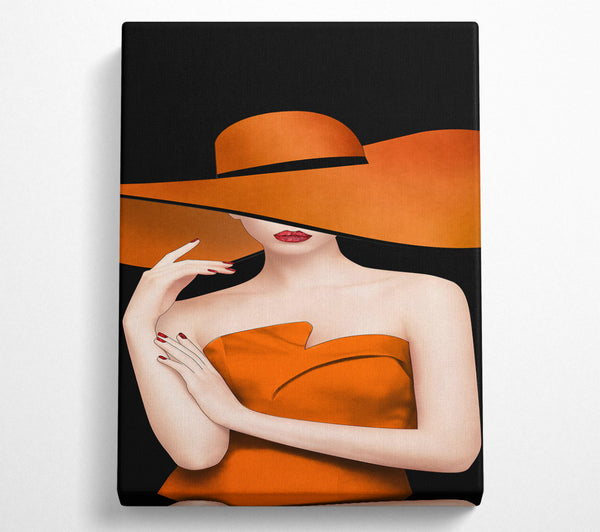 Orange Hat Lady