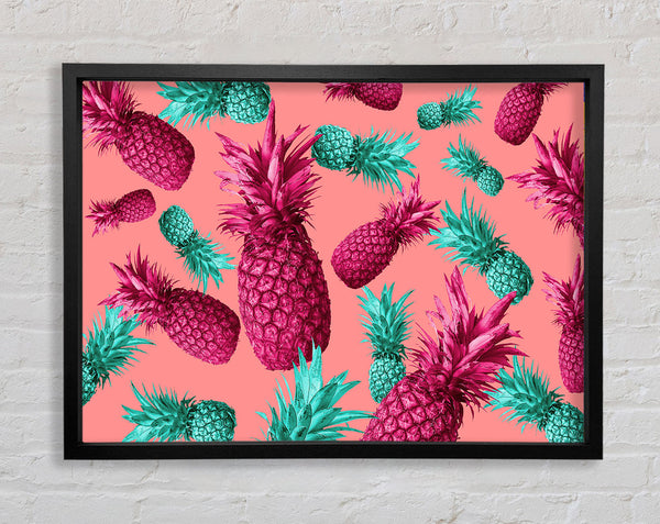 Pink And Green Pineapples