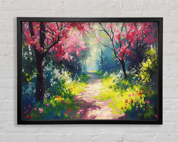 Pink Blossom Forest