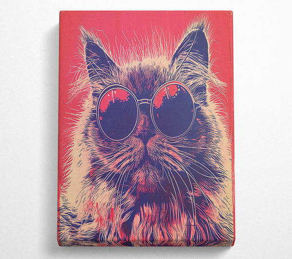 Pink Cat Glasses