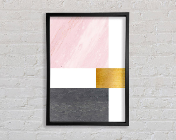 Pink To Grey Squares