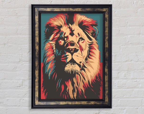 Pop Art Lion