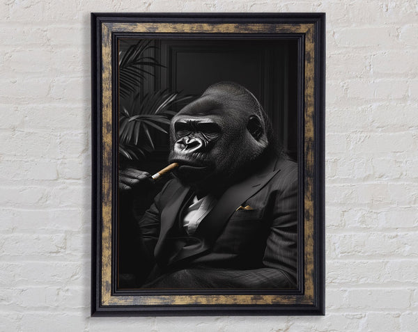 Rich Gorilla Smoking