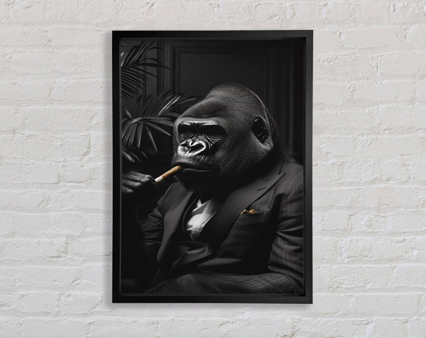 Rich Gorilla Smoking