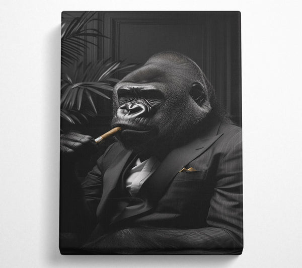 Rich Gorilla Smoking