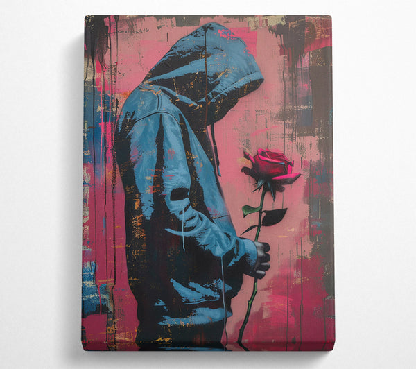 Single Rose Hoodie