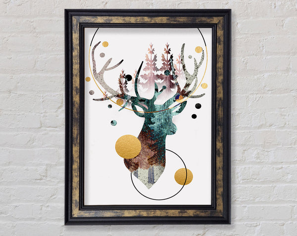 Stag And Spheres