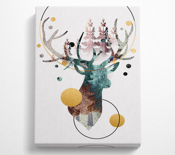 Stag And Spheres