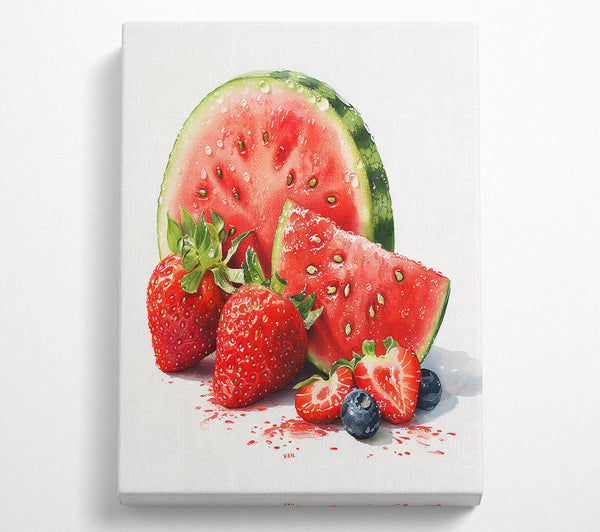 Strawberries And Watermelon