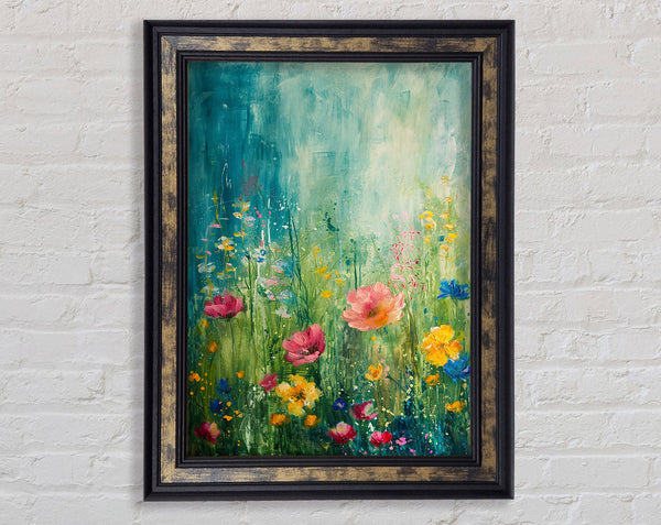 Summer Oil Painting Flowers