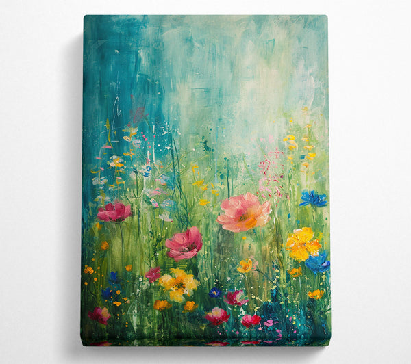 Summer Oil Painting Flowers