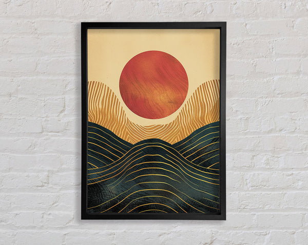 Sun And Wave Illustration