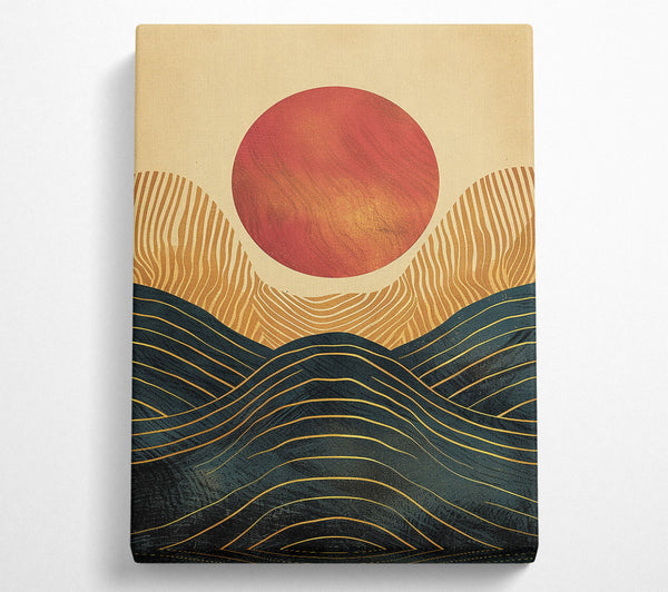 Sun And Wave Illustration