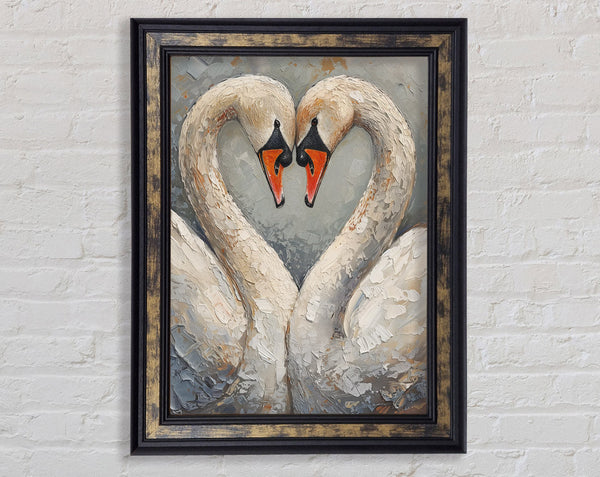 Swan Love Heart (1)