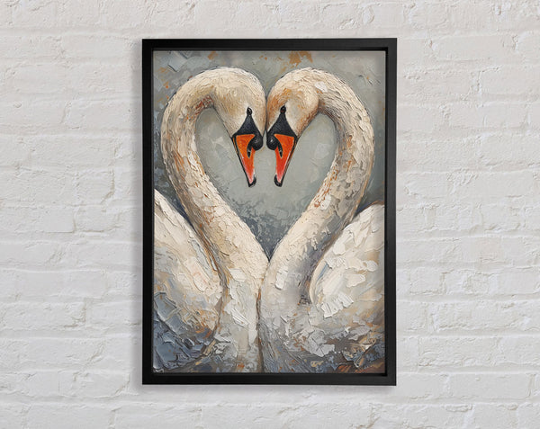 Swan Love Heart (1)