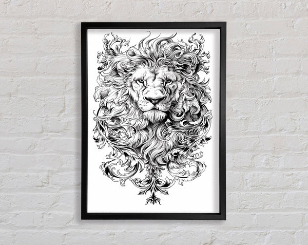 Swirls Ornate Lion