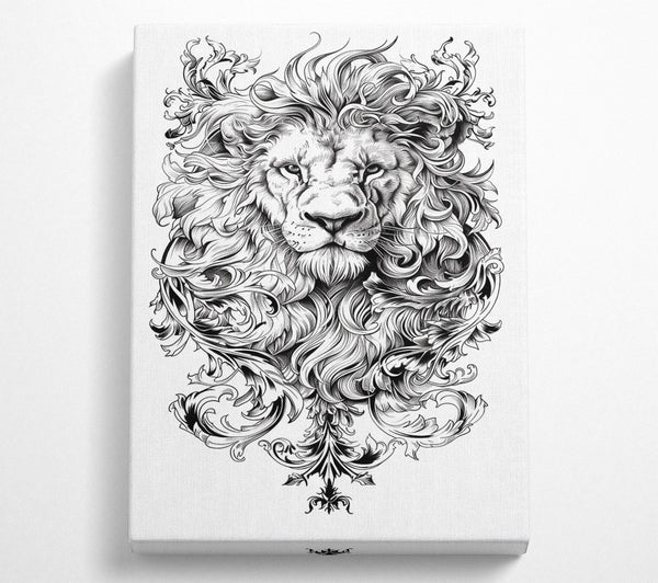 Swirls Ornate Lion