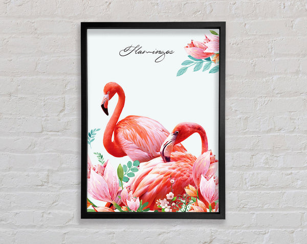 The Two Flamingos