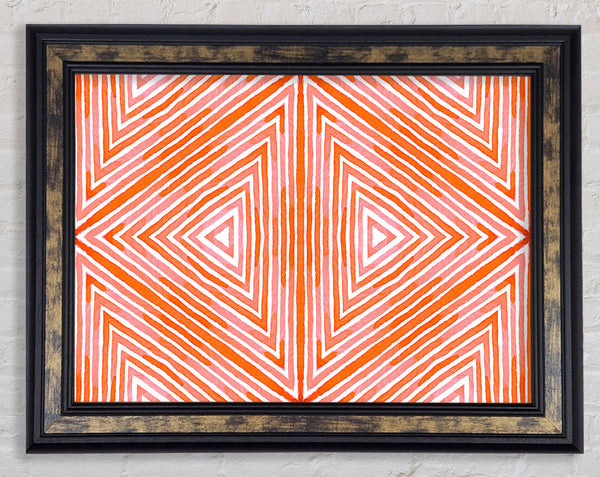 Triangle Orange Lines