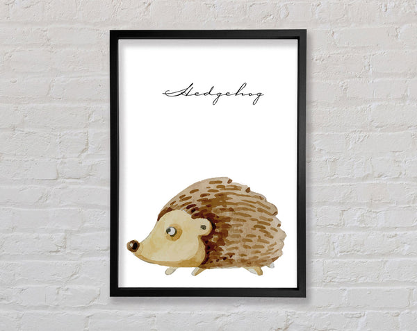 Watercolour Hedgehog