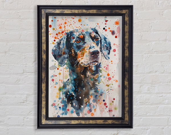 Watercolour Spots Dog