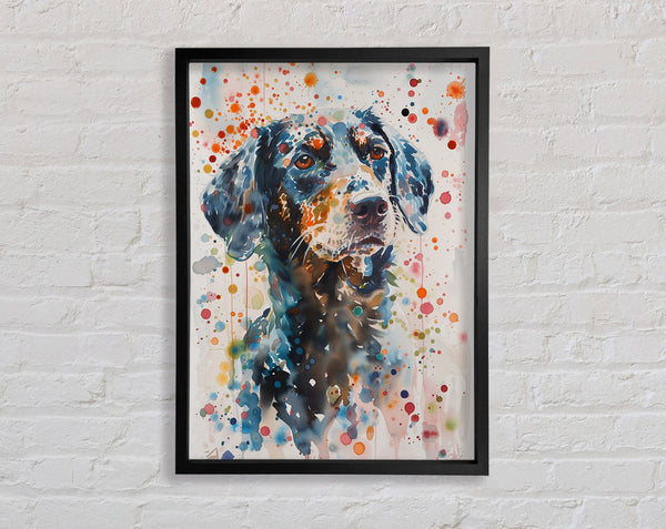 Watercolour Spots Dog