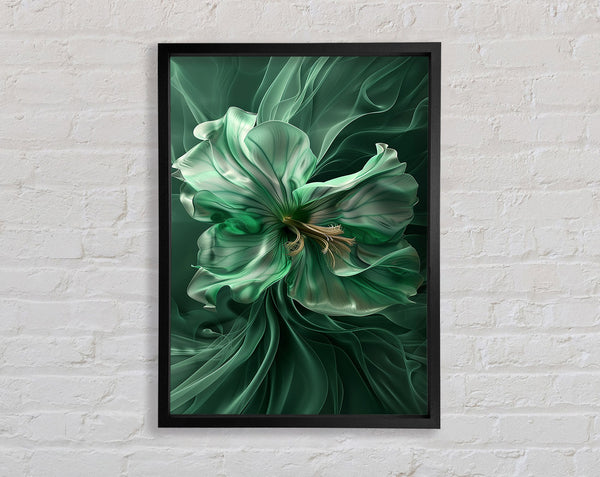 White And Green Flower Flow