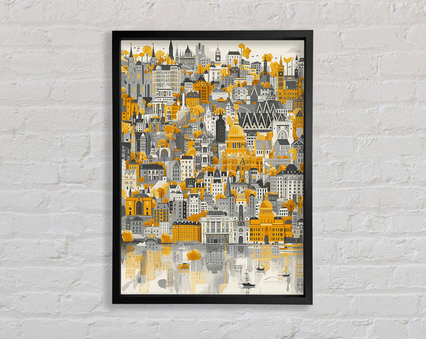 White And Yellow City