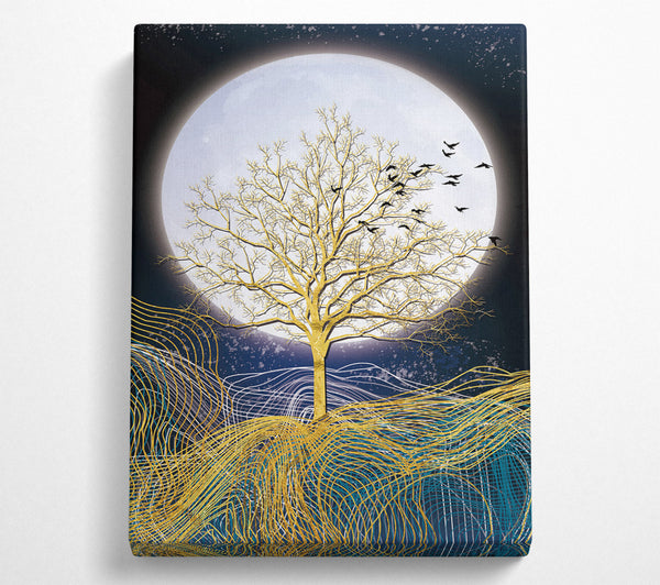 Yellow Tree Moonlight