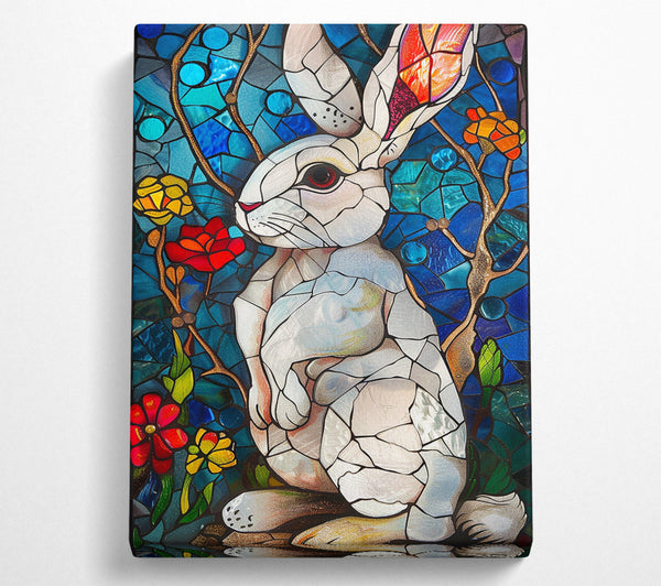 Stained Glass Rabbit