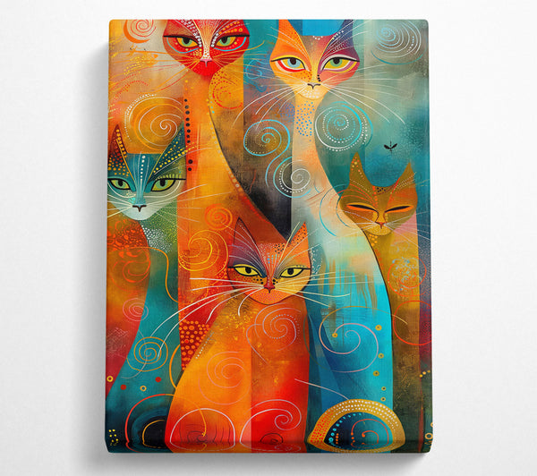 Cats In The Abstract