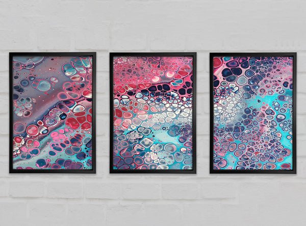 Pink and Blue Oil Splash