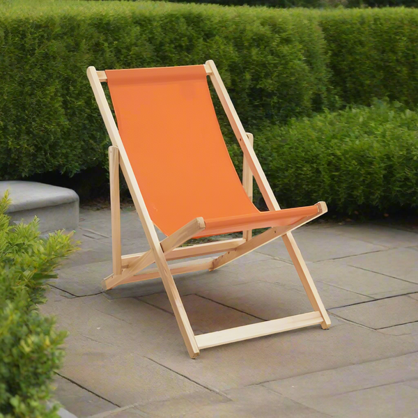 Orange Deckchair from Beauport