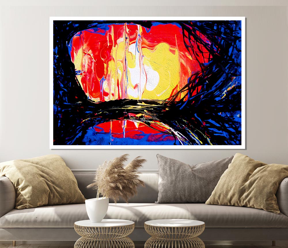 Abstract Earth Print Poster Wall Art