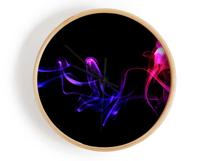 Abstract Smoke Clock - Wallart-Direct UK