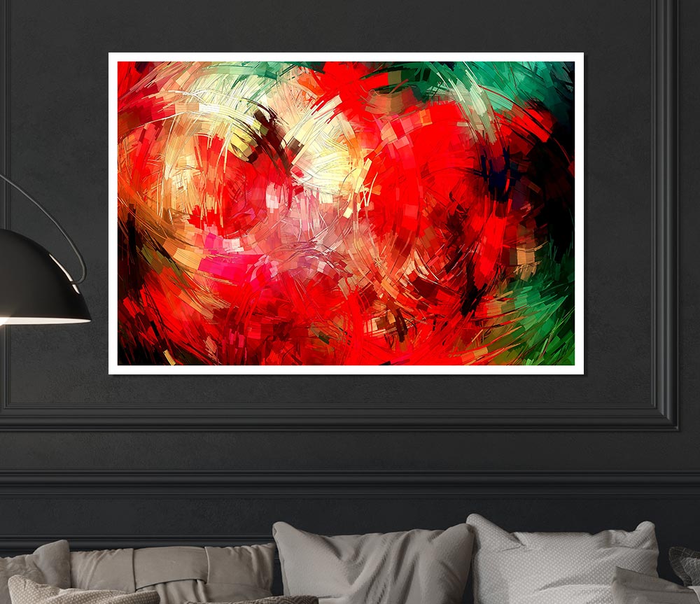 Abstract Swirl Design Print Poster Wall Art