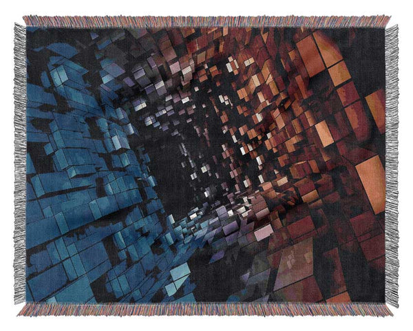 Abstract Tunnel Woven Blanket