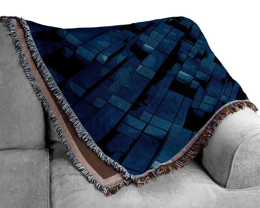 Abstract Tunnel Woven Blanket