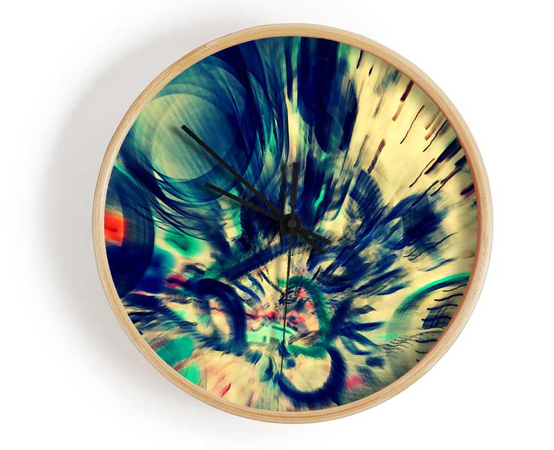 Abstraction Clock - Wallart-Direct UK